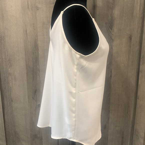 Ann Taylor Loft Outlet Spaghetti Strap Sheer Tank To With Front Buttons Size XS - Picture 6 of 10